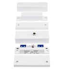 Alarmtech MC 440-2x4,7K Magnetkontakt inbyggda resistanser motstånd 4.7K ohm