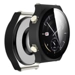 LOKEKE Compatible For Huawei Watch GT2 Pro Full Coverage PC Protective Case Cover Tempered Glass Screen Protector