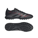 adidas Predator League TF Stealth Victory - Svart/Grå/Lucid Red - Turf (TF), storlek 36