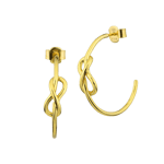 Bottega Boccadamo Earrings Infinity knot Hoops Guld