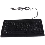Quiet Mini 97 Keys Multimedia Usb Wired Keyboard For Laptop Onesize