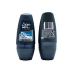 Dove Roll On Men 0% Clean Comfort 50ml 48hr Protection Clean and Fresh Scent