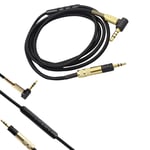 XiYu New Professional Microphone Headphone Cable Audio, Aux Audio, Wire Cord With Mic Volume Control Cable For Sennheiser Momentum Over On-Ear 2.0 HD4.30 Earphone