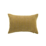 sourcingmap 1 Pc Soft Corduroy Cushion Cover, Corn Striped Decorative Throw Pillow Cover, Sofa Pillowcase for Bedding Home decors, 30x45cm, Yellow
