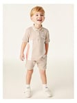 Boys, Ted Baker Colourblock Set, Beige, Size Age: 5-6 Years