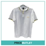 Hugo Boss - Paul Curved Polo - White - BRAND NEW WITH TAGS