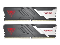 Patriot Viper Venom DDR5 series - DDR5 - sats - 64 GB: 2 x 32 GB - DIMM 288-pin - 5200 MHz / PC5-41600 - CL40 - 1.35 V - ej buffrad - on-die ECC - silver, röd, mattsvart