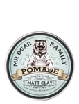 Pomade - Matt Clay Beauty Men Beard & Mustache Beard Wax & Beardbalm Nude Mr Bear Family