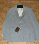 Hugo Boss Drago Lanificio In Biella grey suit blazer jacket 38L 94 long Medium