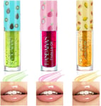 Eastuy Hydrating Lip Oil,Lip Plumper - Long Lasting Fruit Lip Care Products to M
