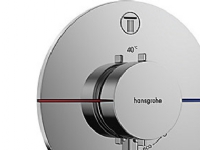 HG ShowerSelect Comfort S - termostat t indbygn.m afspær t 2 udtag Krom