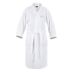 Lay-Z-Spa Robe de Chambre de Luxe pour Homme et Femme hautement absorbante, Blanc, Small/Medium