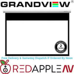 7ft 92" Grandview Cyber Electric 16:9 Home Cinema Projector Screen With Remote