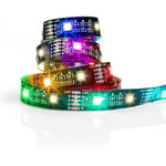 Nedis SmartLife -LED-ljusremsa, varmvit + RGB, bluetooth, 2 m