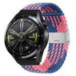 Flettet elastisk armbånd Huawei Watch GT3 (46mm) - bluepowder