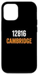 Coque pour iPhone 12/12 Pro Code postal 12816 Cambridge, déménagement vers 12816 Cambridge