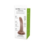 Ultra Cock 6 Inch Realistic Dildo Caramel Dildo with Suction Cup Anal/Vagina
