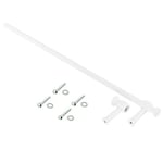 Spares2go 'Cut to size' Door Handle/Towel Rail For Electrolux Oven Cookers (White)