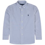 Ralph Lauren Slim Fit Randig Oxfordskjorta Bsr Blue White | Blå | 94-100 cm