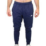 Nike M NSW Club JGGR BB Pantalon de Sport Homme Midnight Navy/Midnight Navy/(White) FR: 2XL (Taille Fabricant: 2XL-T)