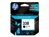 HP 338 - 11 ml - svart - original - bläckpatron - för Officejet 100, 150, H470, K7100 Photosmart 7850, C3170, C3180, C3183, C3190, Pro B8350