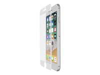 Belkin Screenforce Temperedcurve - Skärmskydd För Mobiltelefon - Glas - 5.5" - Ramfärg Vit - För Apple Iphone 7 Plus, 8 Plus