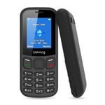 Pay as You Go Basic Mobile Phones for Elderly,Ukuu Unlocked SIM Free GSM Mobile Phone - Black