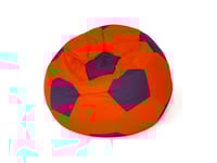 Fodbold Sako Taske Pouffe Rød-Lilla L 80 Cm