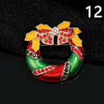 Christmas Brooches Pins Candy Emalj Pin Emblem Brosch For Wome