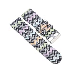 Garmin Fenix 5X/Fenix 3 HR Silicone Mönstrat Watch Band - Flerfärgad