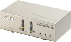 ATEN VGA-switch, 2 enheter till 2 enheter, med ljud