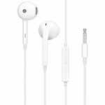 Genuine OPPO MH135 3.5mm Headphones Earphones For Reno8 Lite F21 Pro 5G A91 A92