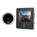 Digital Peephole & Visual Doorbell, 3in HD LCD Screen Smart Door Viewer Bell, HD Infrared Night Vision Home Security Doorbell Monitor 3MP Image Sensor + 120° Viewing Angle, 4 Ringtones
