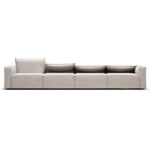 Moore 4-Seter Sofa, Plush Beige, Plush Beige