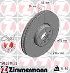 Bromsskiva FORMULA F COAT Z 150291432 Zimmermann