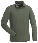 Pinewood Abisko Merino Half Zip Underställströja Herr Dark Mossgreen S
