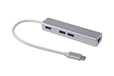 Equip 133481 dockingstation USB 3.2 Gen 1 (3.1 Gen 1) Type-C Sølv