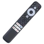 Röst-TV-fjärrkontroll för TCL RC902V Kompatibel med 75C641K 4K Ultra HD QLED Smart Android
