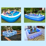 Inflatable Swimming Pool Adults Kids Bathing Tub Outdoor Sw D