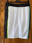 Nike Air Jordan Athletic Skirt White/Black Size 14-16 Years Girls Large New Tags