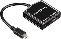 Hama Adaptateur MHL (HDMI 1080p, mobile / smartphone vers téléviseur