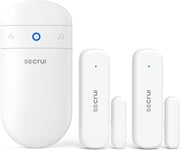SECRUI Wireless Door Open Sensor Alarm Chime, 500Ft Operating Range 52 Chimes