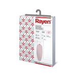 Rayen | Housse pour table à repasser Universelle | 2 épaisseurs: mousse et tissu 100 % coton imprimé | Gamme Basic de Rayen | 130x47 cm | Imprimé floral