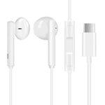 ACOCOBUY USB C Headphones Wired USB Type C Earphones with Mic Noise cancelling Headphone Compatible with Huawei P40 Pro/P40/P30 Pro/P20 Pro/P20/Mate 30 Pro/Mate 20 Pro/Mate 10 Pro/Mate RS
