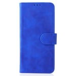 Xiaomi 14 Pro Kunstskinn Flip Deksel m. Lommebok- og Stativfunksjon - Blå