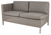 Cane-Line - Connect Dining 2-sits soffa Höger