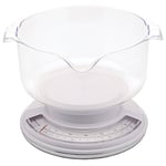 KitchenCraft Mechanical Kitchen Scales with Bowl and Add and Weigh Feature, Gift Boxed, 3kg Capacity