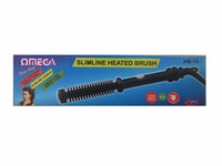 LADIES OMEGA SLIMLINE 13MM HEATED STYLING HOT CURLING BRUSH TANGLE FREE CORD