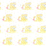 5 x 3m Mr And Mrs Teddy Bear Wedding Present Wrapping Paper Gift Wrap Roll Set