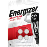 Energizer - pile bouton - alcaline - lr44/a76 - lot de 4 411164